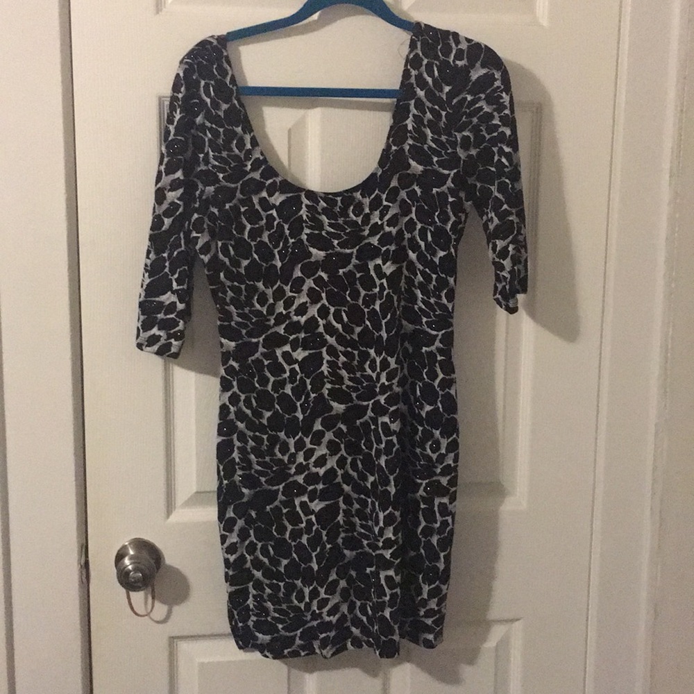 Print Mini Dress